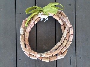 Wine Cork Wreath Picture