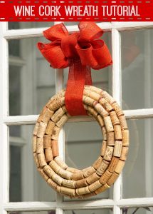 Wine Cork Wreath Tutorial