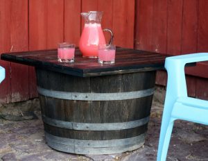 Barrel Side Table