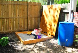 DIY Sandbox with Cover