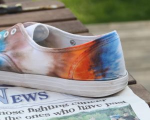How to Make Tie Dye Shoes