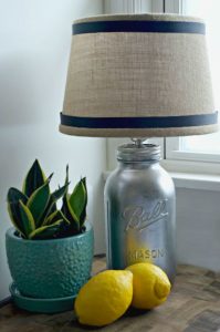 Mason Jar Lamp Diy