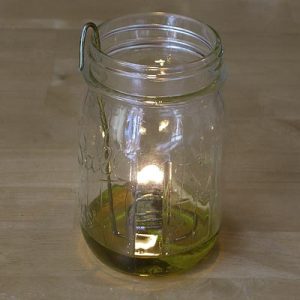 Mason Jar Oil Lamp