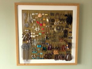 Picture Frame Jewelry Holder