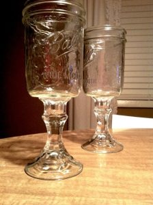 Redneck Mason Jar Wine Glasses