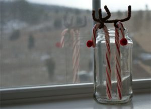 Reindeer Candy Canes