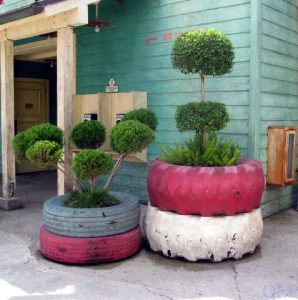 Tire Planters