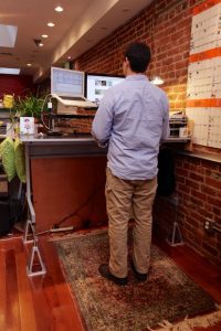 Adjustable Standing Sitting Desk