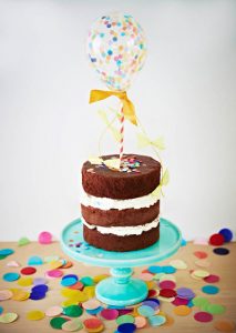 Confetti Balloon Cake