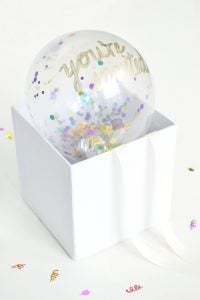 Confetti Balloons in a Box