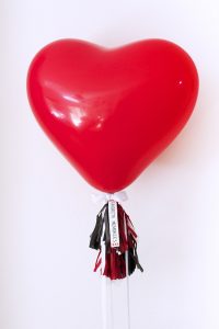 Confetti Heart Balloon