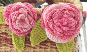 Crochet Cabbage Roses