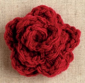 Crochet Large Rose
