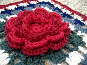 Crochet Rose Afghan Pattern