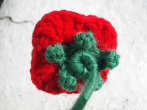 Crochet Rose Calyx