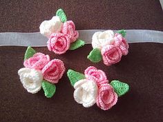 Crochet Rose Corsage Pattern