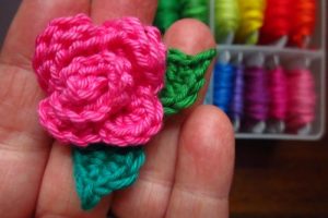 Crochet Rose Mini
