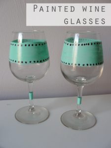 How to Paint Wine Glasses