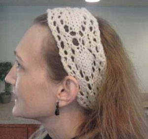Knit Lace Headband Pattern
