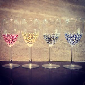 Painted Wine Glasses DIY