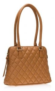Quilted Handbag Made of Leather