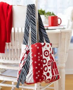 Quilted Tote Handbag