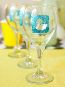 Wine Glasses Painting Stencils Free