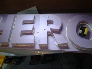 3D Styrofoam Letters