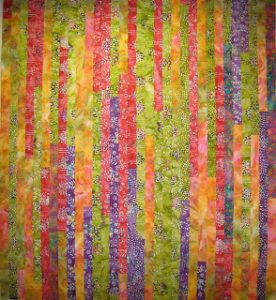 Batik Jelly Roll Quilt