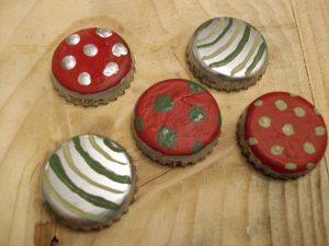 Bottle Cap Locker Magnets