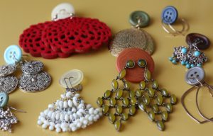 Button Earring Holder