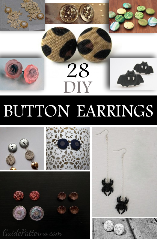 Button Earrings