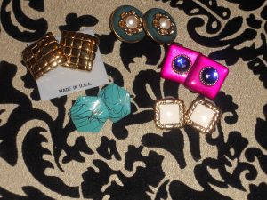 Button Fashion Earrings