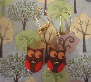 Button Pin Earrings