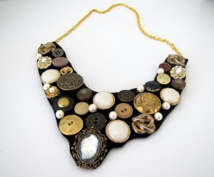 Button Statement Necklace