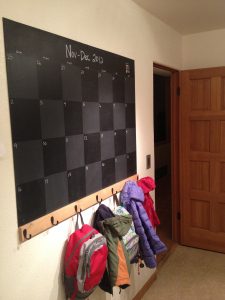 Chalkboard Calendar Organizer