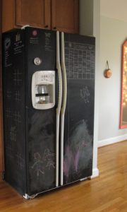 Chalkboard Calendar for Refrigerator