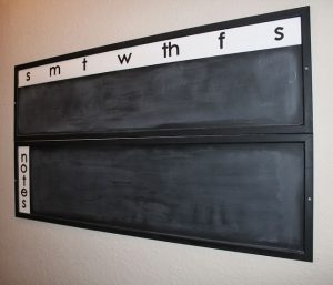 Chalkboard Weekly Calendar