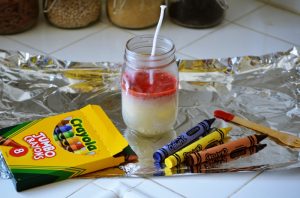 Crayon Mason Jar Candle