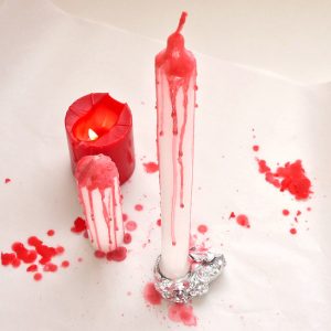 Crayon Drip Candles