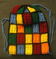 Crochet Lego Backpack