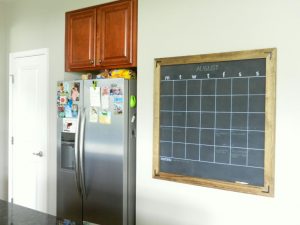 Framed Chalkboard Calendar