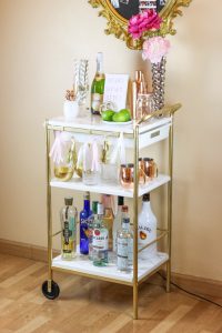 Gold Bar Cart