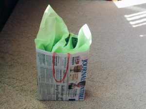 Handmade Newspaper Bag