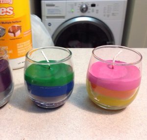 Homemade Crayon Candles without Wax