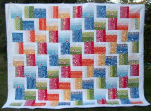 Jelly Roll King Quilt