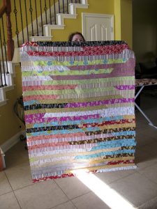 Jelly Roll Lasagna Quilt