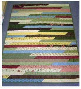 Jelly Roll Quilt Sew End to End