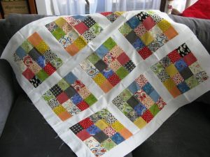 Jelly Roll Quilt as You Go Pattern