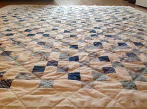 Jelly Roll Quilt Blue Lagoon